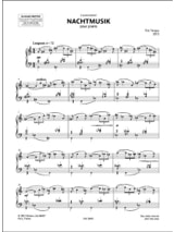 Nachtmusik - Eric Tanguy - Partition - Piano